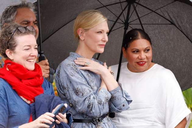 Cate Blanchett and Deborah Mailman at the photocall for the feature film The New Boy at the Festival de Cannes 2023 76 Cannes International Film Festival at the Palais des Festivals Cannes, 19 05 2023. Foto:xS.xGabschx xFuturexImage