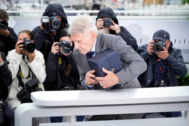 Photo IPP Daniele Cifala™ Cannes 19 05 2023 Indiana Jones And The Dial Of Destiny Photocall The 76th Annual Cannes Film Festival in the photo Harrison Ford Italy Photo Press World Copyright  0