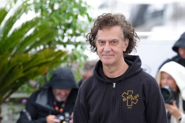 StÃ phane Sauvaire CELEBRITES : 76 eme festival de Cannes - Photocall du film Black Flies - Cannes - 19 05 2023 NorbertScanella Panoramic 