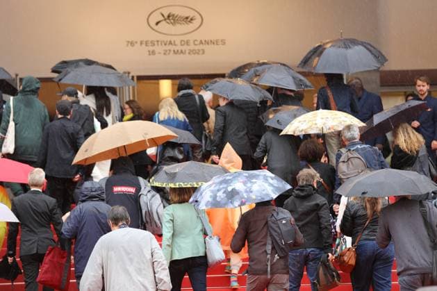 May 19, 2023, Cannes, Cote d Azur, France: Red carpet aaival under the rain for the screening of About Dry Grasses during the 76th Annual Cannes Film Festival at Palais des Festivals on May 19, 2023 in Cannes, France Cannes France - ZUMAc179 20230519_zep_c179_128 Copyright: xMickaelxChavetx