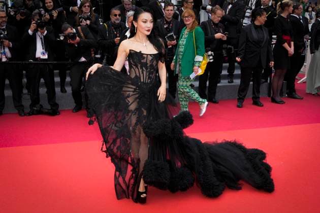 Photo IPP Daniele Cifala™ Cannes 19 05 2023 The Zone Of Interest Red Carpet The 76th Annual Cannes Film Festival in the photo Jessica Wang Italy Photo Press World Copyright  0