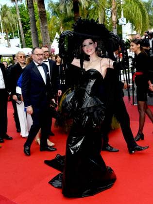 76th Cannes Film Festival 2023, evening 4 - red carpet of the film The Zone Of Interest . In the photo Polli Cannabis  Copyright: xSimonexComix xipa-agency.netx xPoolxPhotoxEventsx01x IPA_IPA38056269
