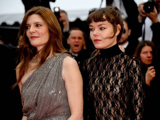 76th Cannes Film Festival 2023, evening 4 - red carpet of the film The Zone Of Interest . In the photo Chiara Mastroianni and Villbjork Malling  Copyright: xSimonexComix xipa-agency.netx xPoolxPhotoxEventsx01x IPA_IPA38056700