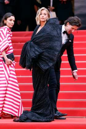 Nadine Warmuth and Jeanne Goursaud at the premiere of the feature film The Zone of Interest at the Festival de Cannes 2023 76 Cannes International Film Festival at the Palais des Festivals Cannes, 19 05 2023. Foto:xS.xGabschx xFuturexImage