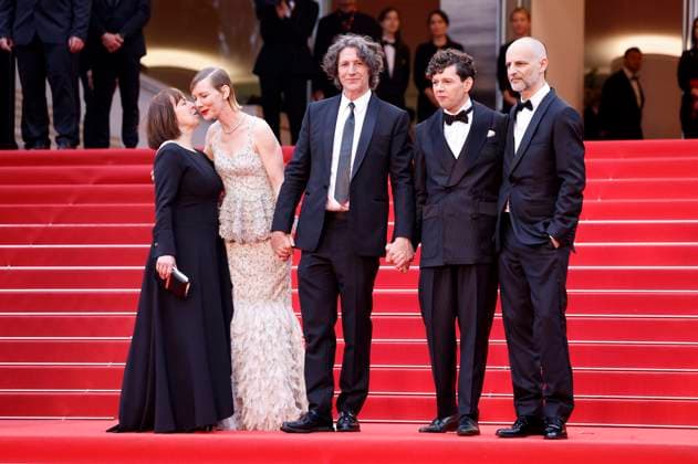 Ewa Puszczynska, Sandra Hüller, Jonathan Glazer, Christian Friedel and James Wilson at the premiere of the feature film The Zone of Interest at the Festival de Cannes 2023 76 Cannes International Film Festival at the Palais des Festivals Cannes, 19 05 2023. Foto:xS.xGabschx xFuturexImage