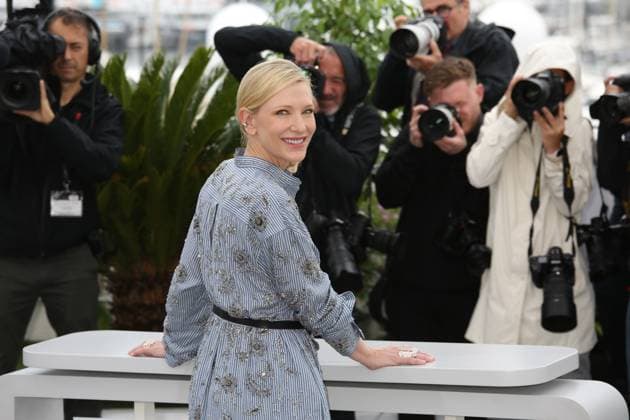 76e Festival International du Film de Cannes. Photocall du film The new boy . 76th Cannes Film Festival. Photocall with cast of the film The new boy . Cate Blanchett. 292143 2023-05-19 Cannes France  Copyright: xIsabellexVautierx xStarfacex STAR_292143_023
