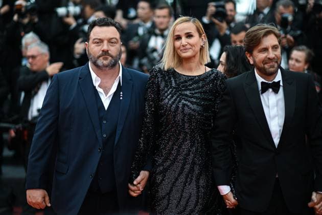 76e Festival International du Film de Cannes. MontÃ e des marches du film The zone of interest . 76e Festival International du film de Cannes. montee des marches du film The Zone of interest - 76th International Cannes Film Festival. red carpet of The Zone of interest - Denis Menochet , Julia Ducournau , Ruben Ostlund 292193 2023-05-19 Cannes France  Copyright: xLionelxGuericolas MPPx STAR_292193_105