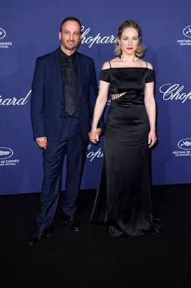 Michel Ferracci and Emilie Dequenne at the Official Trophee Chopard Dinner Photocall at the Carlton Beach Club at the Festival de Cannes 2023 76 Cannes International Film Festival at the Palais des Festivals Cannes, 19 05 2023. Foto:xS.xGabschx xFuturexImage
