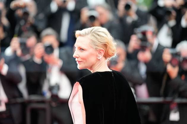 The Zone of Interest Red Carpet Premiere at the 76th Edition of the Cannes Film Festival Cate Blanchett attends the movie screening and red carpet event of The Zone of Interest , during the 76th edition of the Cannes Film Festival on May 19 2023, in Cannes, France Cannes Palace of Festivals and Congress Cannes France Copyright: xAlexandraxFechetex _ADR4732