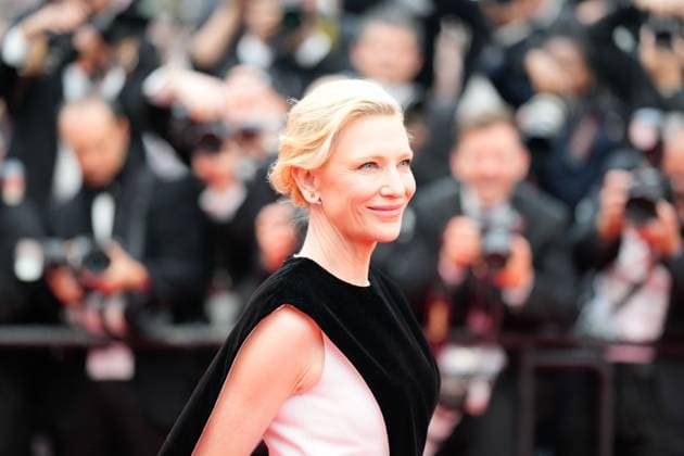 The Zone of Interest Red Carpet Premiere at the 76th Edition of the Cannes Film Festival Cate Blanchett attends the movie screening and red carpet event of The Zone of Interest , during the 76th edition of the Cannes Film Festival on May 19 2023, in Cannes, France Cannes Palace of Festivals and Congress Cannes France Copyright: xAlexandraxFechetex _ADR4752