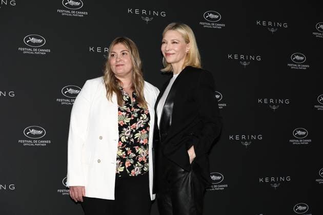May 20, 2023, Cannes, Cote d Azur, France: CATE BLANCHETT and producer COCO FRANCINI attend the Kering Women in Motion Talk during the 76th Annual Cannes Film Festival at Palais des Festivals on May 20, 2023 in Cannes, France Cannes France - ZUMAc179 20230520_zep_c179_045 Copyright: xMickaelxChavetx
