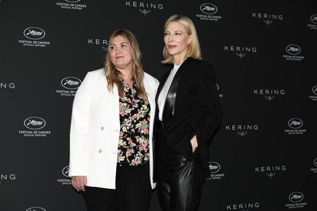 May 20, 2023, Cannes, Cote d Azur, France: CATE BLANCHETT and producer COCO FRANCINI attend the Kering Women in Motion Talk during the 76th Annual Cannes Film Festival at Palais des Festivals on May 20, 2023 in Cannes, France Cannes France - ZUMAc179 20230520_zep_c179_047 Copyright: xMickaelxChavetx