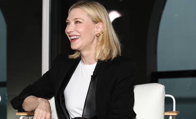 May 20, 2023, Cannes, Cote d Azur, France: CATE BLANCHETT attends the Kering Women in Motion Talk during the 76th Annual Cannes Film Festival at Palais des Festivals on May 20, 2023 in Cannes, France Cannes France - ZUMAc179 20230520_zep_c179_061 Copyright: xMickaelxChavetx