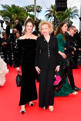 Sunnyi Melles with daughter Leonille Elisabeth Judith Maria Anna Princess of Sayn Wittgenstein Sayn at THE ZONE OF INTEREST Premiere 76 Cannes Film Festival 19 05 2023