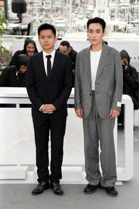 76th Cannes Film Festival 2023, Photocall film He Bian De Cuo Wu (Only The River Flows) . Pictured: Zhu Yilong, Wei Shujun  Copyright: xAlbertoxTerenghi PoolxPhotoxEvenx xPoolxPhotoxEventsx01x IPA_IPA38067709