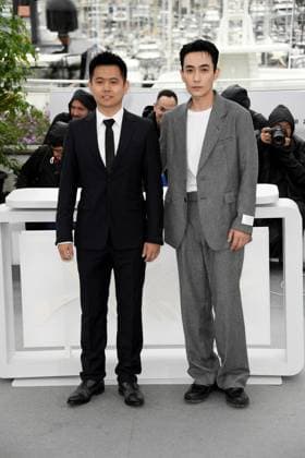 76th Cannes Film Festival 2023, Photocall film He Bian De Cuo Wu (Only The River Flows) . Pictured: Zhu Yilong, Wei Shujun  Copyright: xAlbertoxTerenghi PoolxPhotoxEvenx xPoolxPhotoxEventsx01x IPA_IPA38067710