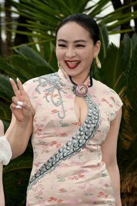 76th Cannes Film Festival 2023, Photocall film He Bian De Cuo Wu (Only The River Flows) . Pictured: Chloe Maayan  Copyright: xAlbertoxTerenghi PoolxPhotoxEvenx xPoolxPhotoxEventsx01x IPA_IPA38067712