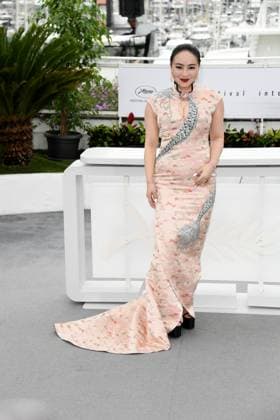 76th Cannes Film Festival 2023, Photocall film He Bian De Cuo Wu (Only The River Flows) . Pictured: Chloe Maayan  Copyright: xAlbertoxTerenghi PoolxPhotoxEvenx xPoolxPhotoxEventsx01x IPA_IPA38067735