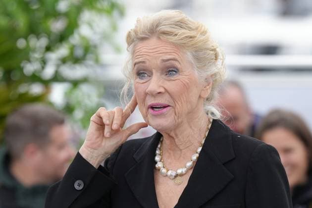 Liv Ullmann CELEBRITES : 76 eme festival de Cannes - Photocall du film Â« Liv Ullmann - A Road Less Travelled Â» - Cannes - 20 05 2023 NorbertScanella Panoramic 