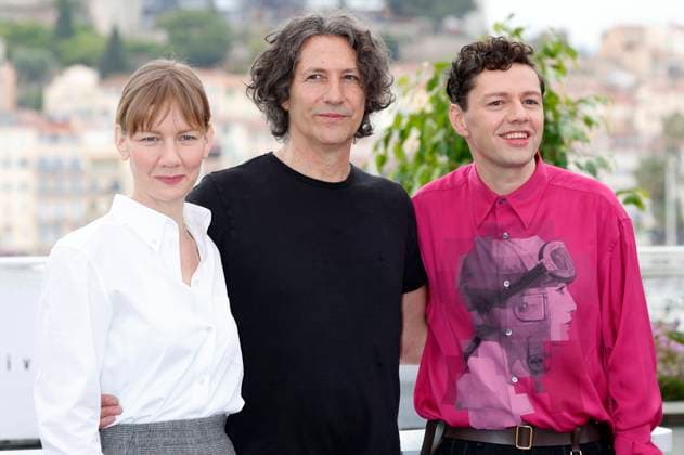 Sandra Hüller, Jonathan Glazer and Christian Friedel at the photocall for the feature film The Zone of Interest at the Festival de Cannes 2023 76 Cannes International Film Festival at the Palais des Festivals Cannes, 20 05 2023 Foto:xD.xBedrosianx xFuturexImage