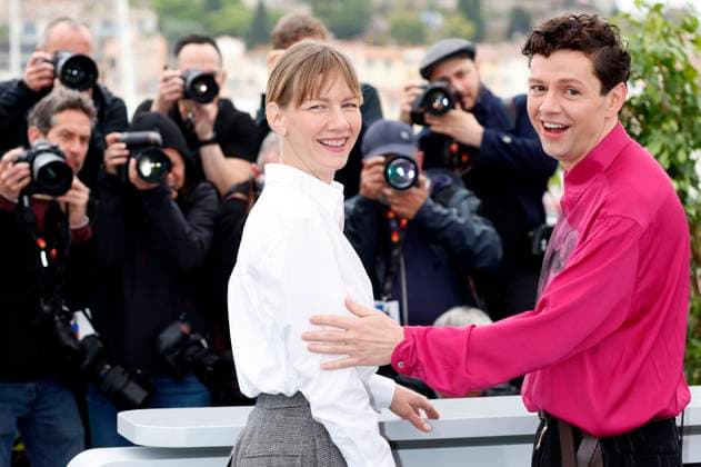 Sandra Hüller and Christian Friedel at the photocall for the feature film The Zone of Interest at the Festival de Cannes 2023 76 Cannes International Film Festival at the Palais des Festivals Cannes, 20 05 2023 Foto:xD.xBedrosianx xFuturexImage