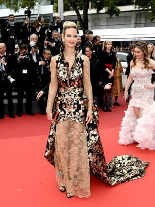 76th Cannes Film Festival 2023, evening 5 - red carpet of the film Killers Of The Flower Moon . In the photo Lady Victoria Hervey  Copyright: xSimonexComix xipa-agency.netx xPoolxPhotoxEventsx01x IPA_IPA38074941