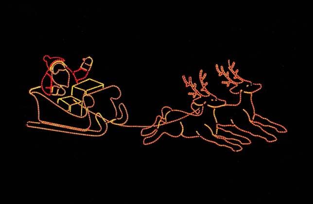  Weihnachtsschlitten, Lichterketten in Paris *** Christmas sleigh, Light chains in Paris Copyright: imageBROKER/G.xLacz ibllag08222221.jpg