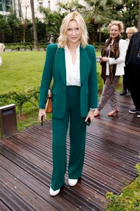 Veronica Ferres at the German Films and Medienboard reception 2023 in the garden of the Hotel Mondrian Cannes at the Festival de Cannes 2023 76 Cannes International Film Festival Cannes, 20 05 2023 Foto:xS.xGabschx xFuturexImage