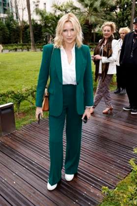 Veronica Ferres at the German Films and Medienboard reception 2023 in the garden of the Hotel Mondrian Cannes at the Festival de Cannes 2023 76 Cannes International Film Festival Cannes, 20 05 2023 Foto:xS.xGabschx xFuturexImage