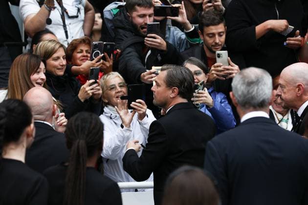 May 20, 2023, Cannes, Cote d Azur, France: LEONARDO DI CAPRIO attends the screening of Killers of the Flower Moon during the 76th Annual Cannes Film Festival at Palais des Festivals on May 20, 2023 in Cannes, France Cannes France - ZUMAc179 20230520_zep_c179_112 Copyright: xMickaelxChavetx