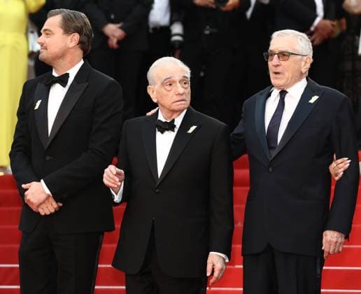 May 20, 2023, Cannes, Cote d Azur, France: Cast and Crew members including LEONARDO DI CAPRIO, director MARTIN SCORCESE and ROBERT DE NIRO attend the screening of Killers of the Flower Moon during the 76th Annual Cannes Film Festival at Palais des Festivals on May 20, 2023 in Cannes, France Cannes France - ZUMAc179 20230520_zep_c179_120 Copyright: xMickaelxChavetx