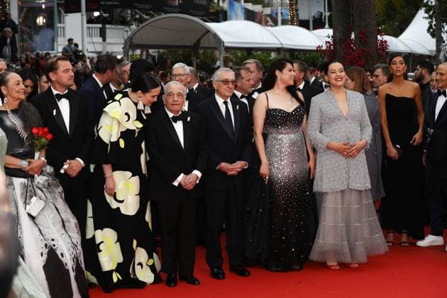 May 20, 2023, Cannes, Cote d Azur, France: Cast and Crew members including LEONARDO DI CAPRIO, director MARTIN SCORCESE and ROBERT DE NIRO attend the screening of Killers of the Flower Moon during the 76th Annual Cannes Film Festival at Palais des Festivals on May 20, 2023 in Cannes, France Cannes France - ZUMAc179 20230520_zep_c179_122 Copyright: xMickaelxChavetx