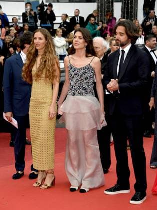 76th Cannes Film Festival 2023, evening 5 - red carpet of the film Killers Of The Flower Moon . In the photo: Dimitri Rassam, Charlotte Casiraghi  Copyright: xAlbertoxTerenghix xipa-agency.nex xPoolxPhotoxEventsx01x IPA_IPA38077464