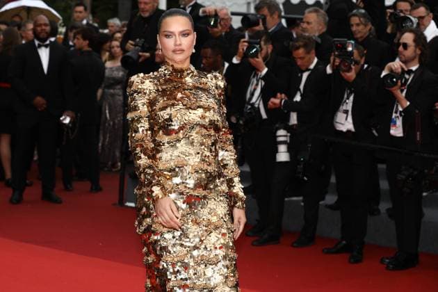 May 20, 2023, Cannes, Cote d Azur, France: ADRIANA LIMA attends the screening of Killers of the Flower Moon during the 76th Annual Cannes Film Festival at Palais des Festivals on May 20, 2023 in Cannes, France Cannes France - ZUMAc179 20230520_zep_c179_135 Copyright: xMickaelxChavetx