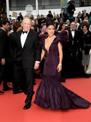 76th Cannes Film Festival 2023, evening 5 - red carpet of the film Killers Of The Flower Moon . In the picture: Francois-Henri Pinault, Salma Hayek  Copyright: xAlbertoxTerenghix xipa-agency.nex xPoolxPhotoxEventsx01x IPA_IPA38077812