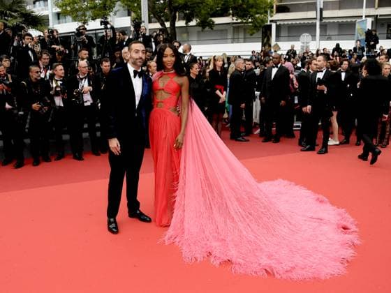 76th Cannes Film Festival 2023, evening 5 - red carpet of the film Killers Of The Flower Moon . In the photo: Mohammed Al Turki, Naomi Campbell  Copyright: xAlbertoxTerenghix xipa-agency.nex xPoolxPhotoxEventsx01x IPA_IPA38077860