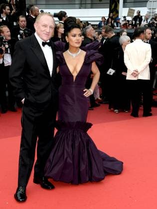 76th Cannes Film Festival 2023, evening 5 - red carpet of the film Killers Of The Flower Moon . In the photo: Francois-Henri Pinault, Salma Hayek  Copyright: xAlbertoxTerenghix xipa-agency.nex xPoolxPhotoxEventsx01x IPA_IPA38078364