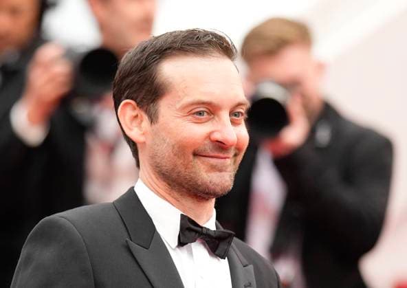 The Killers of the Flower Moon Red Carpet Premiere at the 76th Edition of the Cannes Film Festival Actor Tobey Maguire attends the movie screening and red carpet event for Killers of the Flower Moon , directed by Martin Scorsese, during the 76th edition of the Cannes Film Festival on May 20 2023, in Cannes, France Cannes Palace of Festivals and Congresses of Cannes Cannes France Copyright: xAlexandraxFechetex ImagoImages_EuroQualif_Rom-v-Bel-AF298