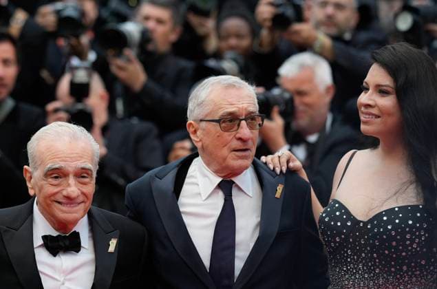 The Killers of the Flower Moon Red Carpet Premiere at the 76th Edition of the Cannes Film Festival Director Martin Scorsese and Robert De Niro attend the movie screening and red carpet event for Killers of the Flower Moon , directed by Martin Scorsese, during the 76th edition of the Cannes Film Festival on May 20 2023, in Cannes, France Cannes Palace of Festivals and Congresses of Cannes Cannes France Copyright: xAlexandraxFechetex ImagoImages_EuroQualif_Rom-v-Bel-AF340