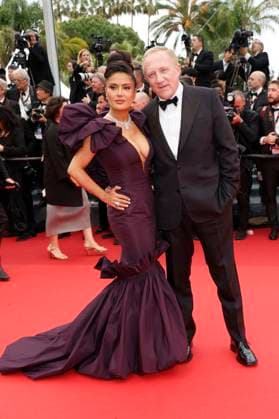 Salma Hayek with husband Francois Henri Pinault at the premiere of the feature film Killers of the Flower Moon at the Festival de Cannes 2023 76 Cannes International Film Festival at the Palais des Festivals Cannes, 20 05 2023. Foto:xD.xBedrosianx xFuturexImage