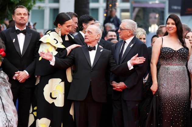Leonardo DiCaprio, Lily Gladstone, Director Martin Scorsese, Robert Di Niro and Cara Jade Myers at the premiere of the feature film Killers of the Flower Moon at the Festival de Cannes 2023 76 Cannes International Film Festival at the Palais des Festivals Cannes, 20 05 2023. Foto:xD.xBedrosianx xFuturexImage