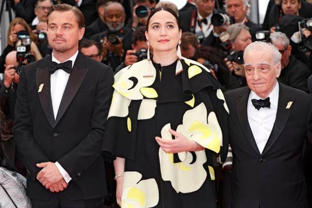 Leonardo DiCaprio, Lily Gladstone and Martin Scorsese at the premiere of the feature film Killers of the Flower Moon at the Festival de Cannes 2023 76 Cannes International Film Festival at the Palais des Festivals Cannes, 20 05 2023. Foto:xD.xBedrosianx xFuturexImage