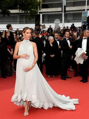 76th Cannes Film Festival 2023, evening 5 - red carpet of the film Killers Of The Flower Moon . In the photo: Claire Holt pregnant with baby bump  Copyright: xAlbertoxTerenghix xipa-agency.nex xPoolxPhotoxEventsx01x IPA_IPA38079094