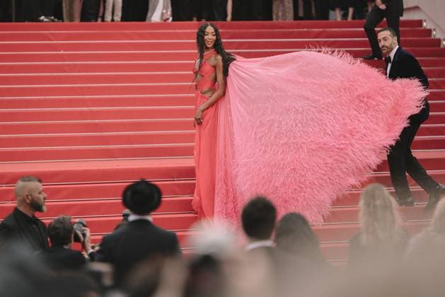 Killers Of The Flower Moon Red Carpet - The 76th Annual Cannes Film Festival Mohammed Al Turki and Naomi Campbell attend the Killers Of The Flower Moon red carpet during the 76th annual Cannes film festival at Palais des Festivals on May 20, 2023 in Cannes, France  Copyright: xLucaxCarlinox originalFilename: carlino-notitle230520_npkrL.jpg