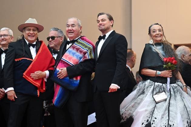 76e Festival International du film de Cannes. Montee du film Killers Flower Moon - 76th International Cannes Film Festival. Red carpet of Killers Flower Moon - Leonardo Di Caprio , Martin Scorsese , Robert De Niro 292241 2023-05-20 Cannes France  Copyright: xLionelxGuericolas MPPx STAR_292241_091