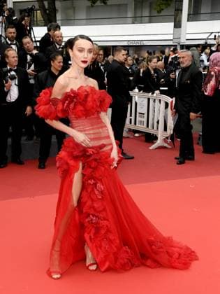 76th Cannes Film Festival 2023, evening 5 - red carpet of the film Killers Of The Flower Moon . In the photo: Mary Leest  Copyright: xAlbertoxTerenghix xipa-agency.nex xPoolxPhotoxEventsx01x IPA_IPA38079958
