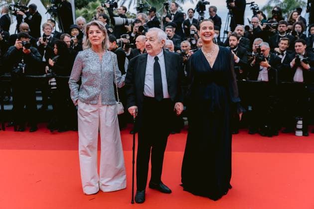 76e Festival International du Film de Cannes. MontÃ e des marches du film Killers of the flowers moon . 76th International Cannes Film Festival. Red Carpet with movie cast and guests 292238 2023-05-20 Alpes-Maritimes Cannes France Princesse Caroline (Monaco); Bouquet, Carole  Copyright: xTerencexBaelenx STAR_292238_013