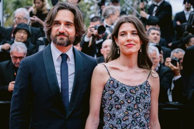 76e Festival International du Film de Cannes. MontÃ e des marches du film Killers of the flowers moon . 76th International Cannes Film Festival. Red Carpet with movie cast and guests 292238 2023-05-20 Alpes-Maritimes Cannes France Casiraghi, Charlotte (Monaco); Rassam, Dimitri  Copyright: xTerencexBaelenx STAR_292238_019