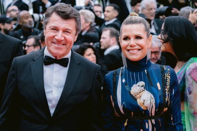 76e Festival International du Film de Cannes. MontÃ e des marches du film Killers of the flowers moon . 76th International Cannes Film Festival. Red Carpet with movie cast and guests 292238 2023-05-20 Alpes-Maritimes Cannes France Estrosi, Christian; Tenoudji, Laura  Copyright: xTerencexBaelenx STAR_292238_020