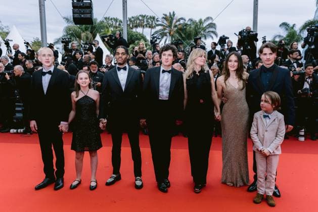 76e Festival International du Film de Cannes. MontÃ e des marches du film Killers of the flowers moon . 76th International Cannes Film Festival. Red Carpet with movie cast and guests 292238 2023-05-20 Alpes-Maritimes Cannes France Lacoste, Vincent; Demoustier, AnaÃ¯s  Copyright: xTerencexBaelenx STAR_292238_055